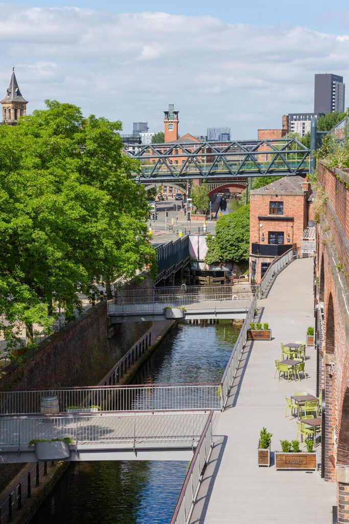 Deansgate Locks boardwalk